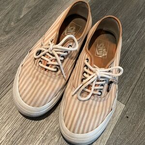 Vans striped sneakers size 8.5